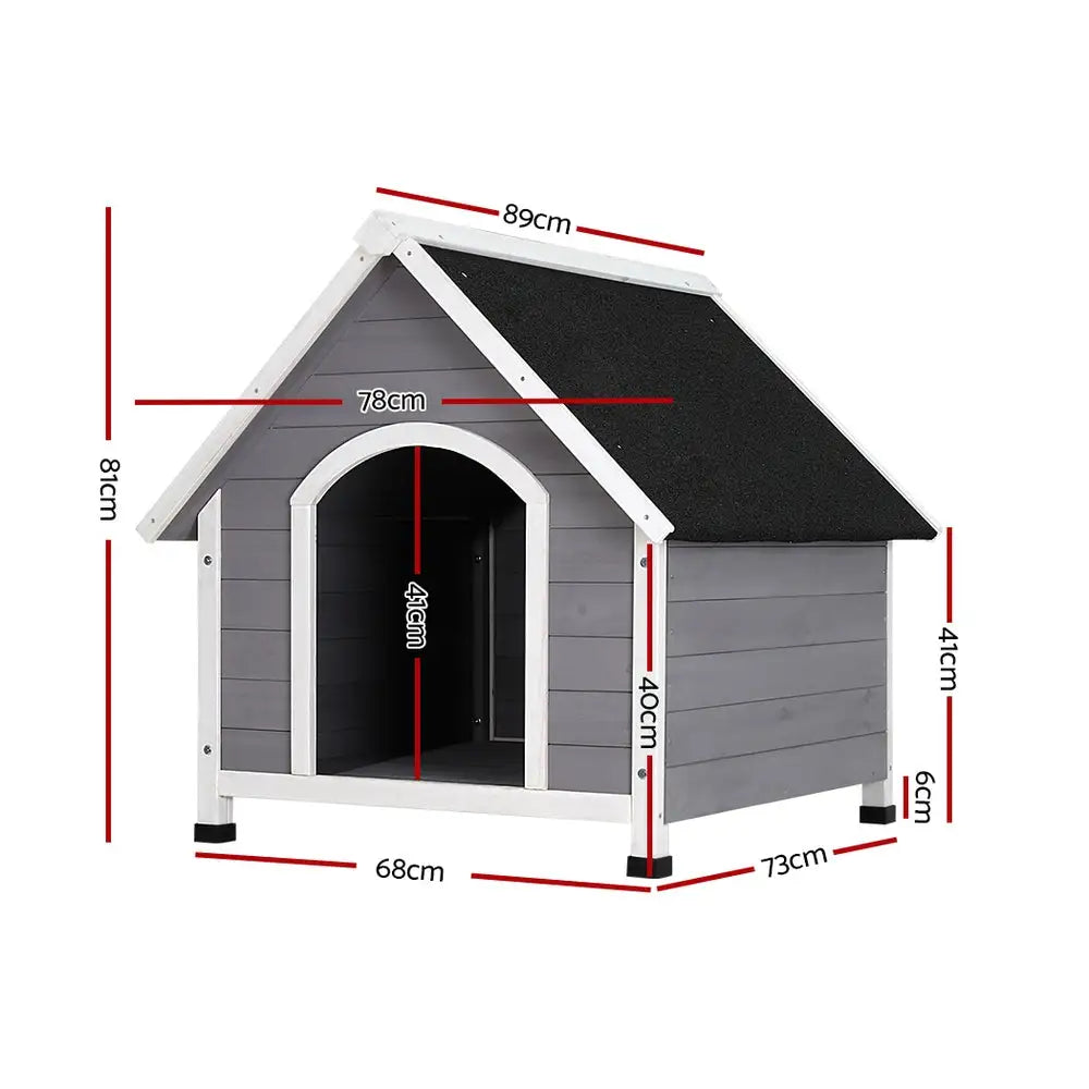 i.Pet Dog Kennel Wooden Large Outdoor House Indoor Puppy Pet Cabin Weatherproof - Pet Care > Dog Supplies > Dog Kennels