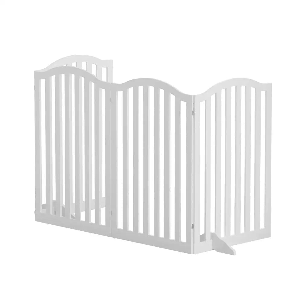 i.Pet Dog Playpen Enclosure 4 Panel Pet Fence Wooden Play Pen - Pet Care > Dog Supplies > Dog Playpens & Gates