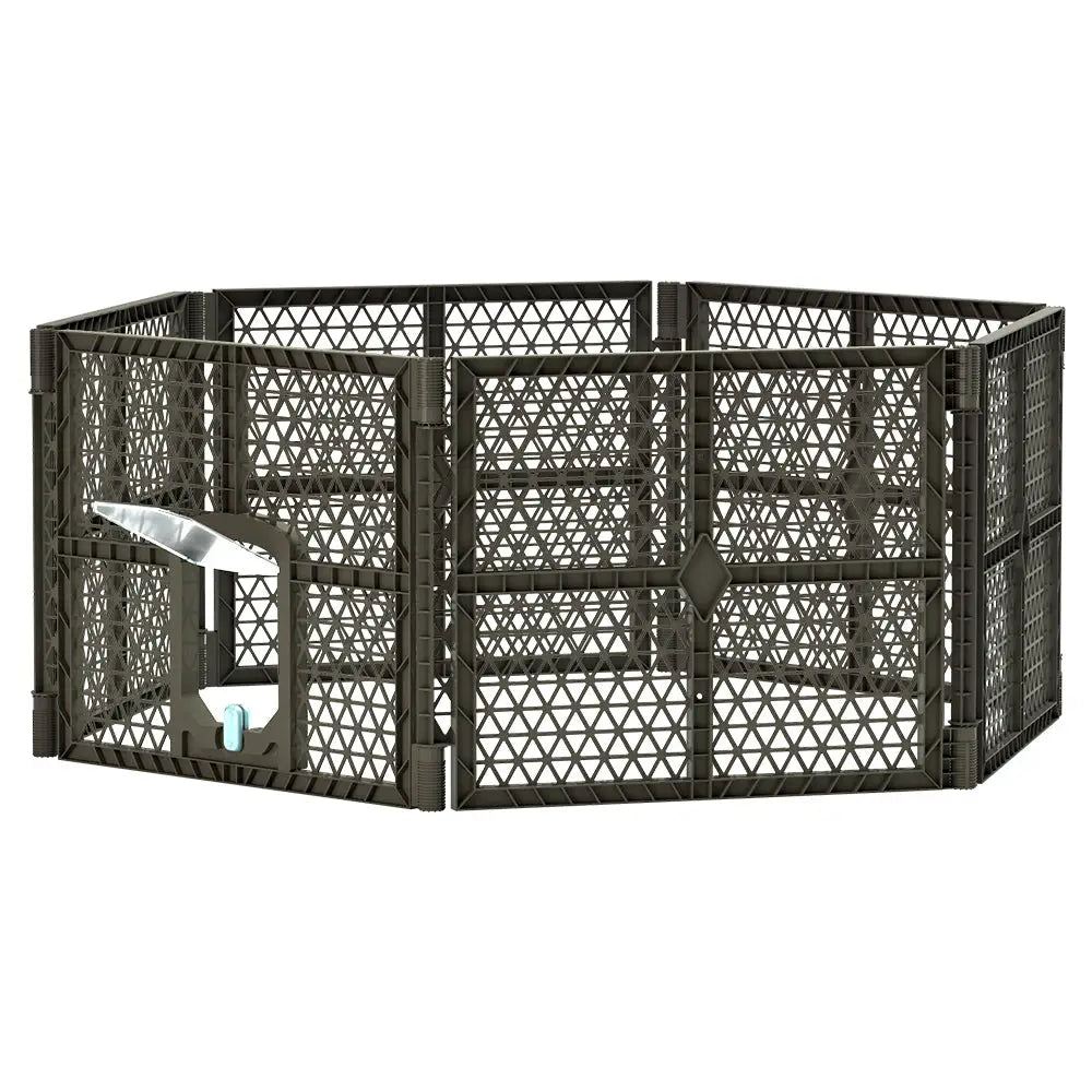 i.Pet Dog Playpen Enclosure 6 Panel Pet Fence Plastic Play Pen - Pet Care > Dog Supplies > Dog Playpens & Gates