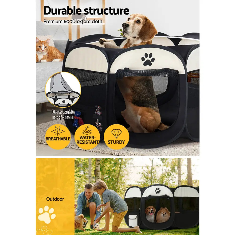 i.Pet Dog Playpen Tent Pet Crate Fence 3XL Enclosure - Pet Care > Dog Supplies > Dog Playpens & Gates