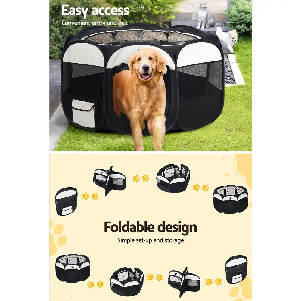 i.Pet Dog Playpen Tent Pet Crate Fence 3XL Enclosure - Pet Care > Dog Supplies > Dog Playpens & Gates