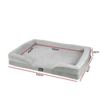 i.Pet Pet Bed Dog Calming Soft Cushion Egg Crate Large Sofa Removable Washable - Pet Care > Dog Supplies > Dog Beds