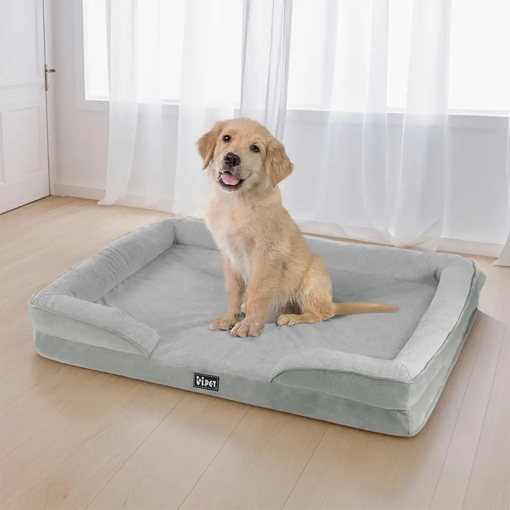 i.Pet Pet Bed Dog Calming Soft Cushion Egg Crate Large Sofa Removable Washable - Pet Care > Dog Supplies > Dog Beds