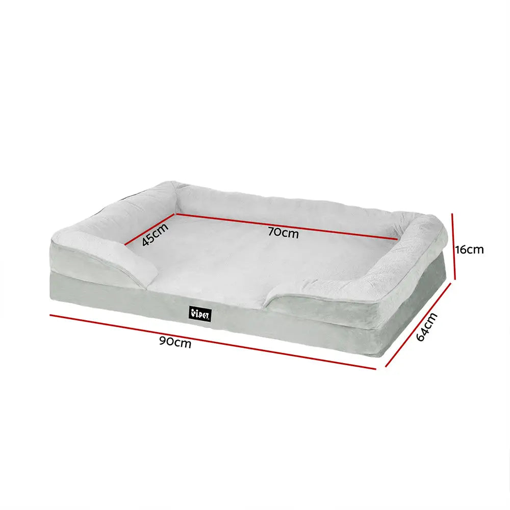 i.Pet Pet Bed Dog Calming Soft Cushion Egg Crate Large Sofa Washable Removable - Pet Care > Dog Supplies > Dog Beds