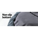 i.Pet Pet Bed Dog Cat 110cm Calming Extra Large Soft Plush Dark Grey - Pet Care > Dog Supplies > Dog Beds