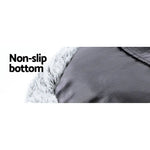i.Pet Pet Bed Dog Cat 110cm Calming Extra Large Soft Plush Light Charcoal - Pet Care > Dog Supplies > Dog Beds