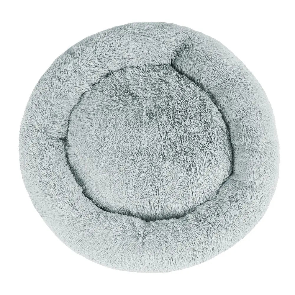 i.Pet Pet Bed Dog Cat 110cm Calming Extra Large Soft Plush Light Grey - Pet Care > Dog Supplies > Dog Beds