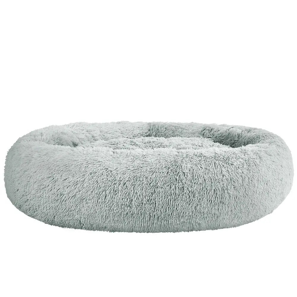 i.Pet Pet Bed Dog Cat 110cm Calming Extra Large Soft Plush Light Grey - Pet Care > Dog Supplies > Dog Beds