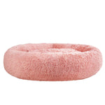 i.Pet Pet Bed Dog Cat 110cm Calming Extra Large Soft Plush Pink - Pet Care > Dog Supplies > Dog Beds