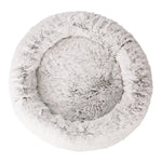 i.Pet Pet Bed Dog Cat 110cm Calming Extra Large Soft Plush White Brown - Pet Care > Dog Supplies > Dog Beds