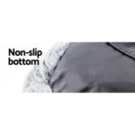 i.Pet Pet Bed Dog Cat 90cm Large Calming Soft Plush Light Charcoal - Pet Care > Dog Supplies > Dog Beds