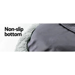 i.Pet Pet Bed Dog Cat 90cm Large Calming Soft Plush Light Grey - Pet Care > Dog Supplies > Dog Beds