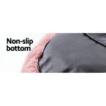 i.Pet Pet Bed Dog Cat 90cm Large Calming Soft Plush Pink - Pet Care > Dog Supplies > Dog Beds