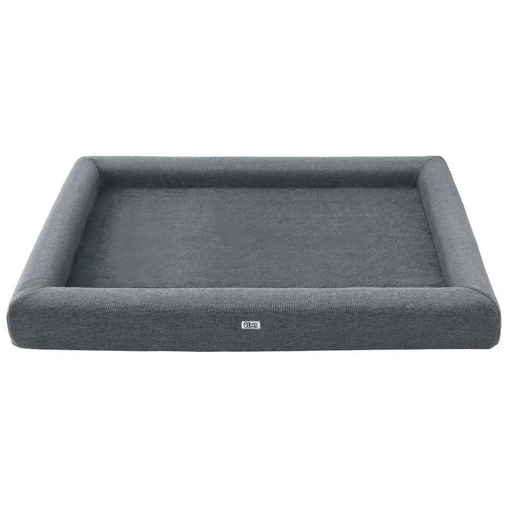 i.Pet Pet Bed Dog Cat Extra Large Calming Soft Sofa Cushion Egg Crate Washable Grey - Pet Care > Dog Supplies > Dog Beds