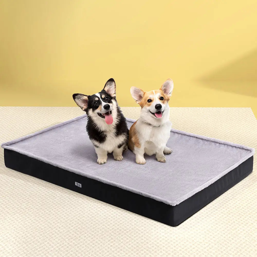 i.Pet Pet Bed Dog Cat Extra Large Calming Soft Sofa Foam Cushion Washable Cover Grey - Pet Care > Dog Supplies > Dog