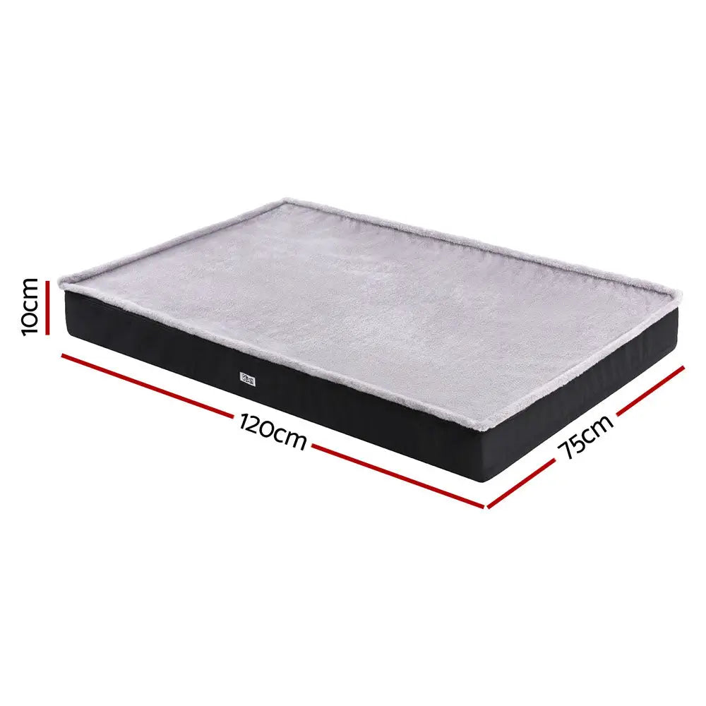 i.Pet Pet Bed Dog Cat Extra Large Calming Soft Sofa Foam Cushion Washable Cover Grey - Pet Care > Dog Supplies > Dog