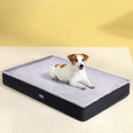 i.Pet Pet Bed Dog Cat Large Calming Soft Sofa Foam Cushion Washable Cover Grey - Pet Care > Dog Supplies > Dog Beds