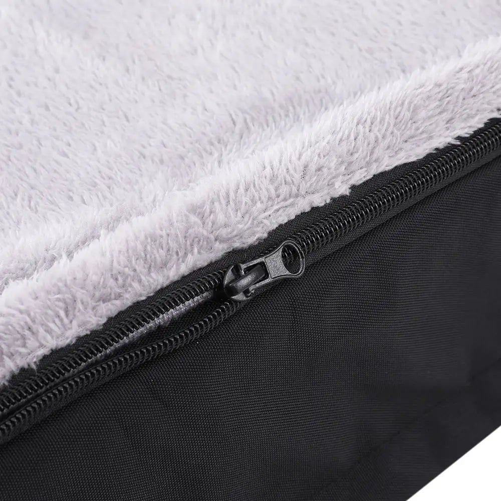 i.Pet Pet Bed Dog Cat Large Calming Soft Sofa Foam Cushion Washable Cover Grey - Pet Care > Dog Supplies > Dog Beds