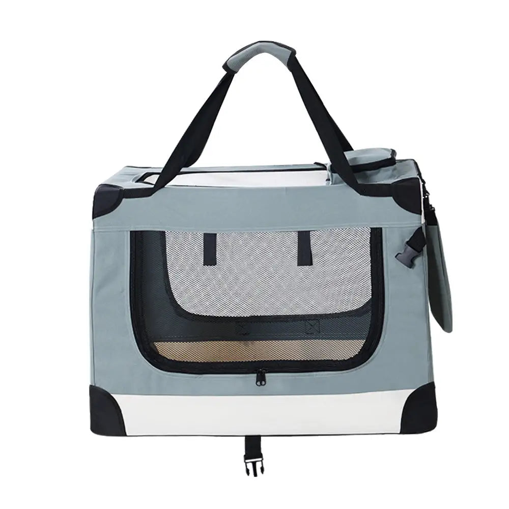 i.Pet Pet Carrier Soft Crate Dog Cat Travel 70x52CM Portable Foldable Car Large - Pet Care > Cat Supplies > Cat