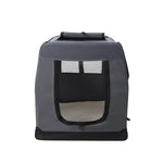 i.Pet Pet Carrier Soft Crate Dog Cat Travel 82x58CM Portable Foldable Car XL - Pet Care > Cat Supplies > Cat Carriers &