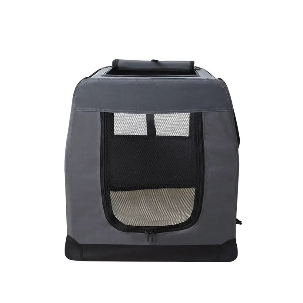 i.Pet Pet Carrier Soft Crate Dog Cat Travel 82x58CM Portable Foldable Car XL - Pet Care > Cat Supplies > Cat Carriers &