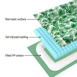 i.Pet Pet Cooling Mat Gel Dog Cat Self-cool Puppy Pad Large Bed Summer Green - Pet Care > Dog Supplies > Dog Beds