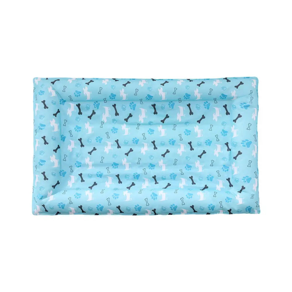 i.Pet Pet Cooling Mat Gel Dog Cat Self-cool Puppy Pad Large Bed Summer Blue - Pet Care > Dog Supplies > Dog Beds