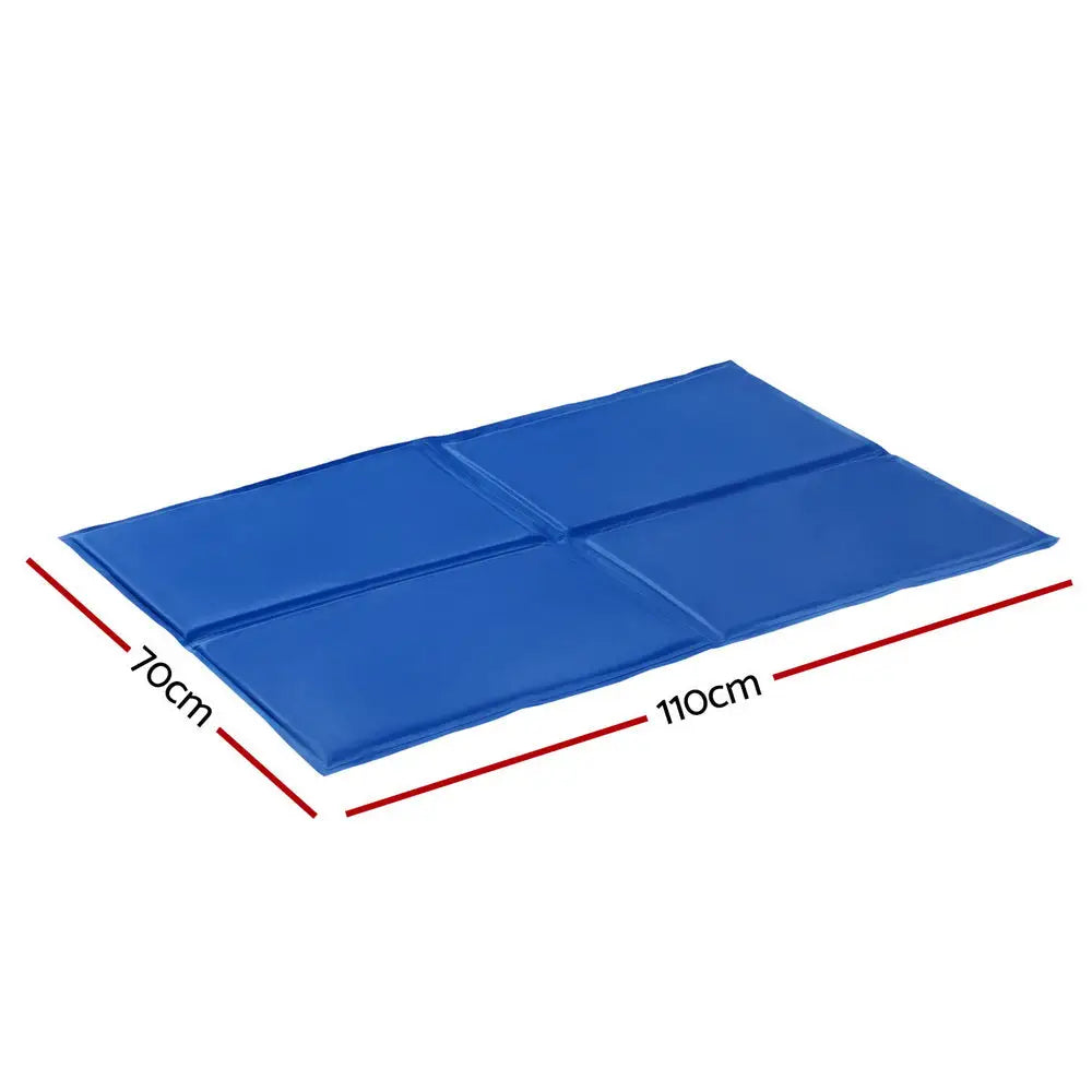 i.Pet Pet Cooling Mat Gel Dog Cat Self-cool Puppy Pad Large Bed Cushion Summer - Pet Care > Dog Supplies > Dog Beds