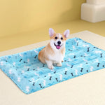 i.Pet Pet Cooling Mat Gel Dog Cat Self-cool Puppy Pad Large Bed Summer Blue - Pet Care > Dog Supplies > Dog Beds
