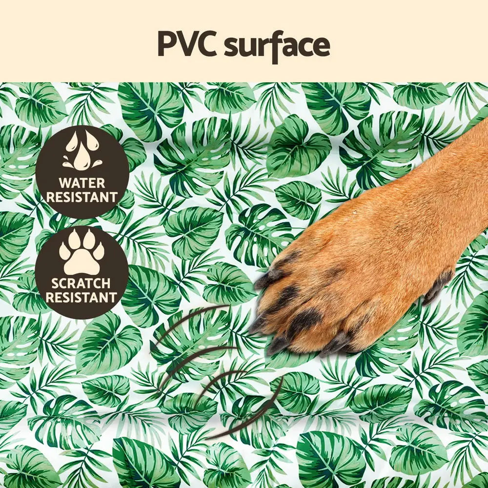 i.Pet Pet Cooling Mat Gel Dog Cat Self-cool Puppy Pad Large Bed Summer Green - Pet Care > Dog Supplies > Dog Beds