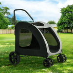 i.Pet Pet Stroller Dog Pram Large Carrier Cat Travel Foldable Strollers 4 Wheels Trolley - Pet Care > Cat Supplies >
