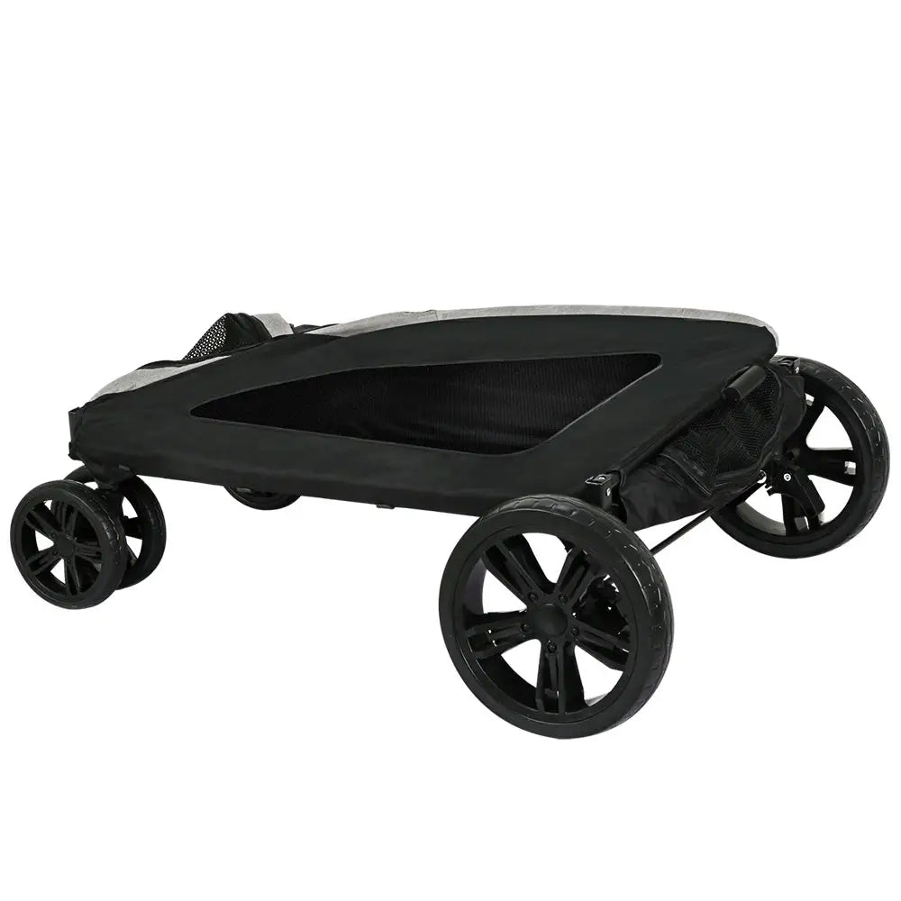 i.Pet Pet Stroller Dog Pram Large Carrier Cat Travel Foldable Strollers 4 Wheels Trolley - Pet Care > Cat Supplies >