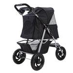 i.Pet Pet Stroller Dog Pram Large Cat Carrier Travel 3 Wheels Foldable Pushchair - Pet Care > Cat Supplies > Cat
