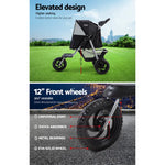 i.Pet Pet Stroller Dog Pram Large Cat Carrier Travel 3 Wheels Foldable Pushchair - Pet Care > Cat Supplies > Cat