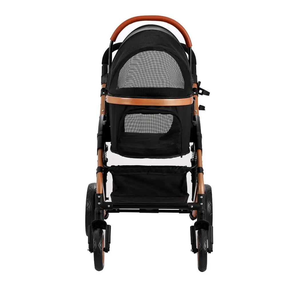 i.Pet Pet Stroller Dog Pram Large Cat Carrier Travel Foldable Pushchair 4 Wheels - Pet Care > Cat Supplies > Cat