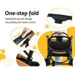 i.Pet Pet Stroller Dog Pram Large Cat Carrier Travel Foldable 4 Wheels Pushchair Double - Pet Care > Cat Supplies > Cat