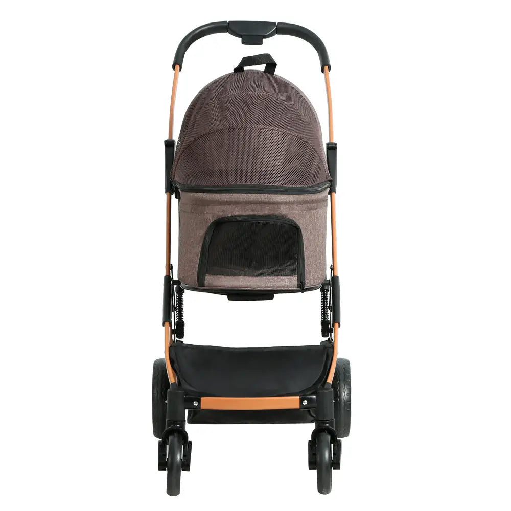 i.Pet Pet Stroller Dog Pram Large Cat Carrier Travel Foldable 4 Wheels Pushchair Double - Pet Care > Cat Supplies > Cat