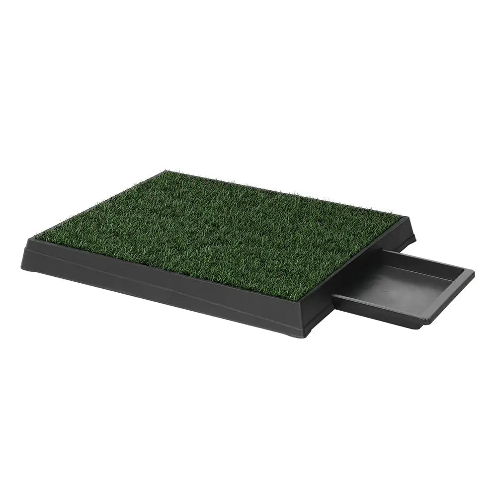 i.Pet Pet Training Pad Dog Potty Toilet Large Loo Portable With Tray Grass Mat - Pet Care > Dog Supplies > Dog Training