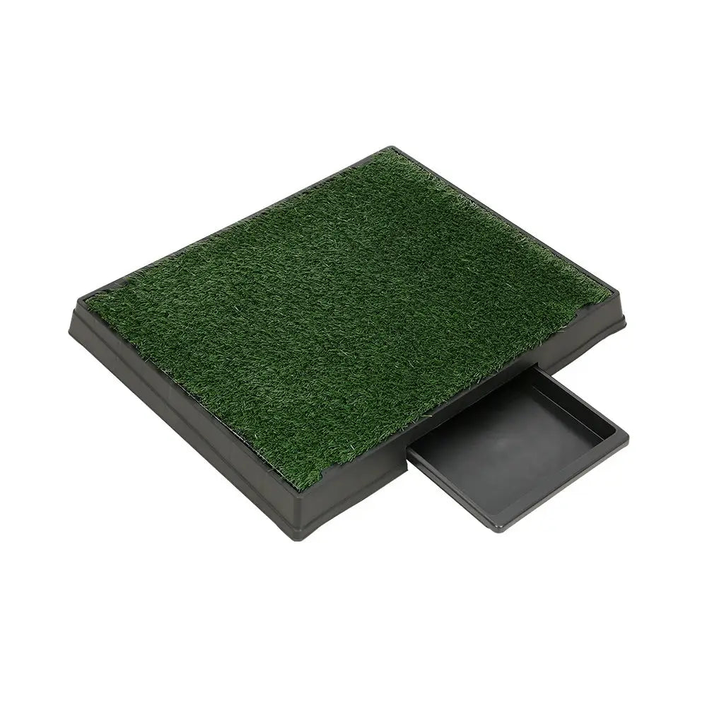 i.Pet Pet Training Pad Dog Potty Toilet Large Portable With Tray Grass 2 Mats - Pet Care > Dog Supplies > Dog Training