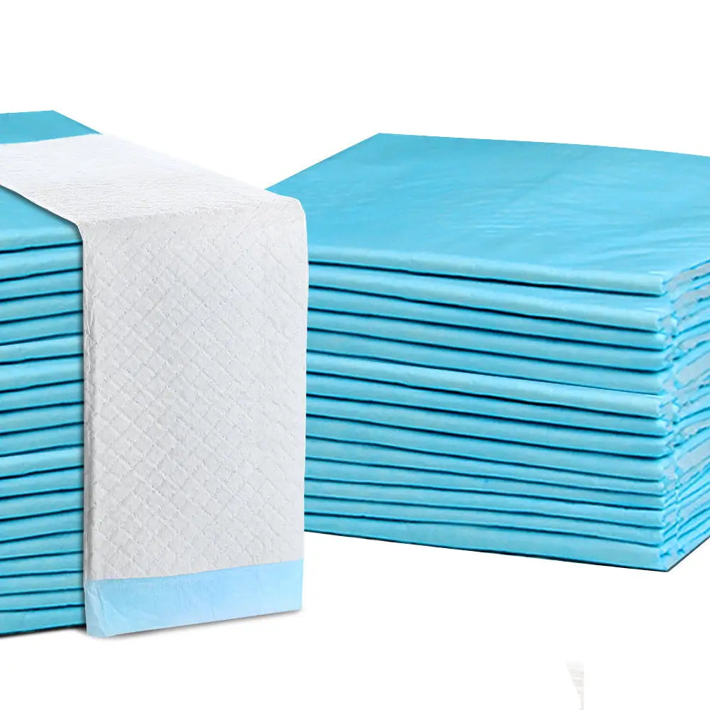 i.Pet Pet Training Pads 200pcs 60x60cm Puppy Dog Toilet Pee Indoor Super Absorbent Blue - Pet Care > Dog Supplies > Dog
