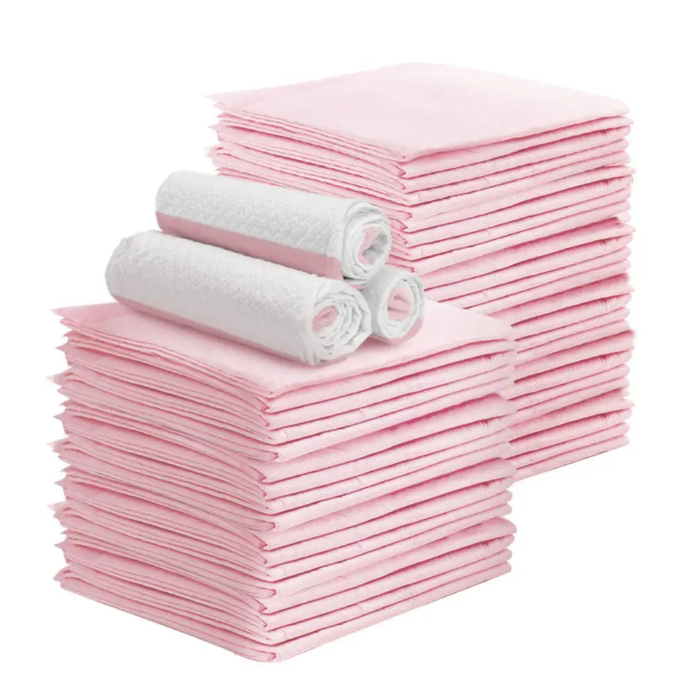 i.Pet Pet Training Pads 200pcs 60x60cm Puppy Dog Toilet Pee Indoor Super Absorbent Pink - Pet Care > Dog Supplies > Dog