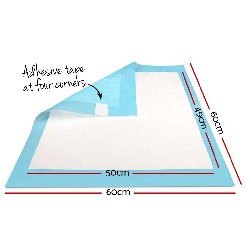 i.Pet Pet Training Pads 400pcs 60x60cm Puppy Dog Toilet Pee Indoor Super Absorbent Blue - Pet Care > Dog Supplies > Dog