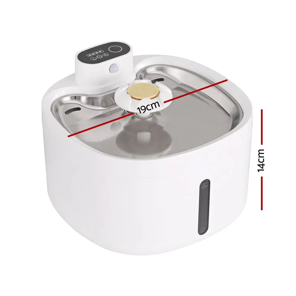 i.Pet Pet Water Fountain Feeder Dispenser Filter Dog Cat Drinking Automatic 2.6L - Pet Care > Cat Supplies > Cat Bowls