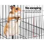 i.Pet Rabbit Cage 142cm Hutch 4 Level Bird Guinea Pig Ferret - Pet Care > Coops & Hutches > Small Animal Habitats &