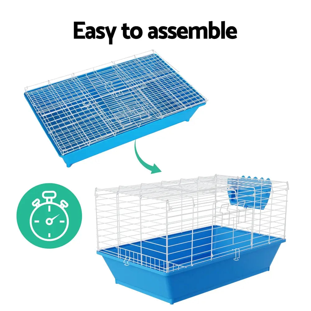 i.Pet Rabbit Cage 88cm Indoor Guinea Pig - Pet Care > Coops & Hutches > Small Animal Habitats & Cages