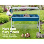 i.Pet Rabbit Cage Hutch 106cm Indoor Enclosure Carrier - Pet Care > Coops & Hutches > Small Animal Habitats & Cages