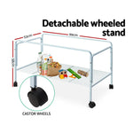 i.Pet Rabbit Cage Hutch 106cm Indoor Enclosure Carrier - Pet Care > Coops & Hutches > Small Animal Habitats & Cages