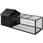i.Pet Rabbit Cage Hutch 162x60cm Enclosure Metal - Pet Care > Coops & Hutches > Small Animal Habitats & Cages