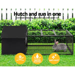 i.Pet Rabbit Cage Hutch 162x60cm Enclosure Metal - Pet Care > Coops & Hutches > Small Animal Habitats & Cages