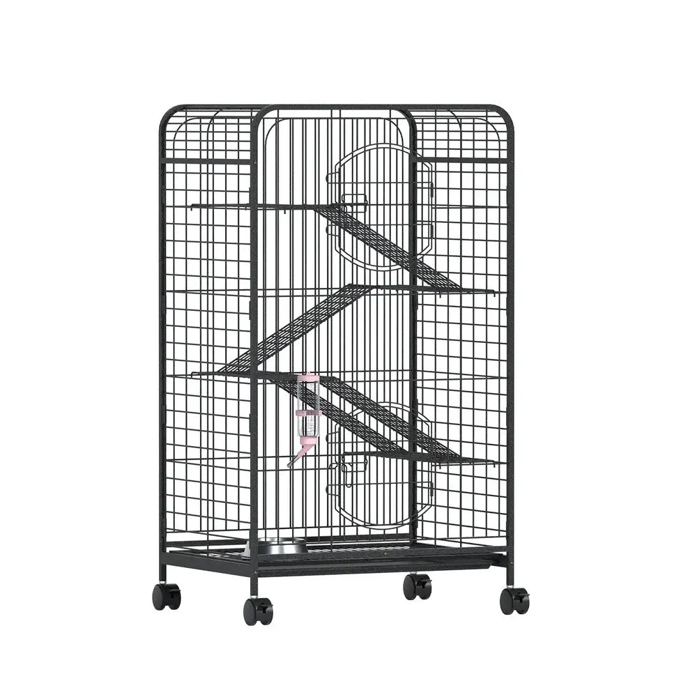 i.Pet Rabbit Cage Indoor Hutch Guinea Pig Bird Ferret Cat Hamster 110cm 4 Level - Pet Care > Coops & Hutches > Small